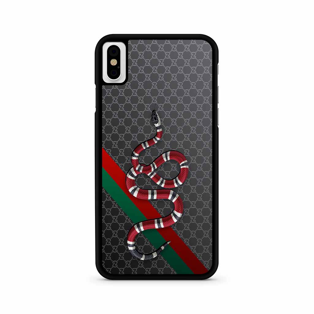 tro agitation talent Gucci Red Serpent Kingsnake iPhone X/Xs | iPhone Xs Max Case – MerchPrintz