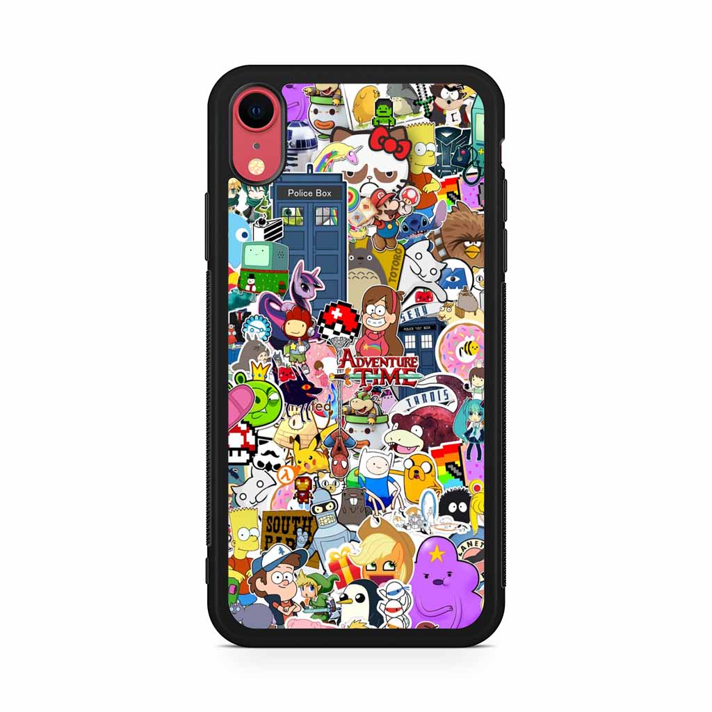 Cartoon Network Collage iPhone XR Case MerchPrintz