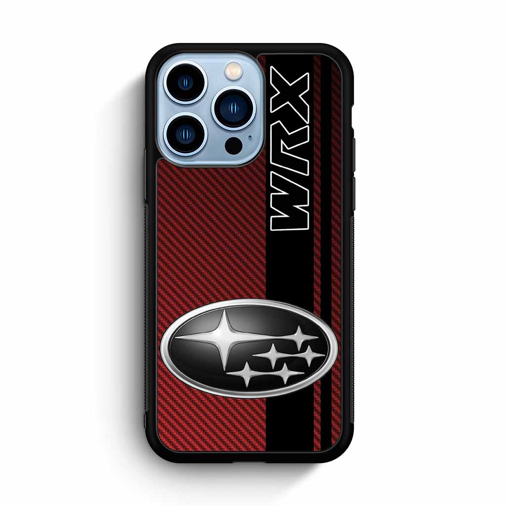 Subaru Wrx Unique On A Field Of Simulated Red iPhone 13 | iPhone 13 Mini | iPhone 13 Pro | iPhone 13 Pro Max Case - Image 2