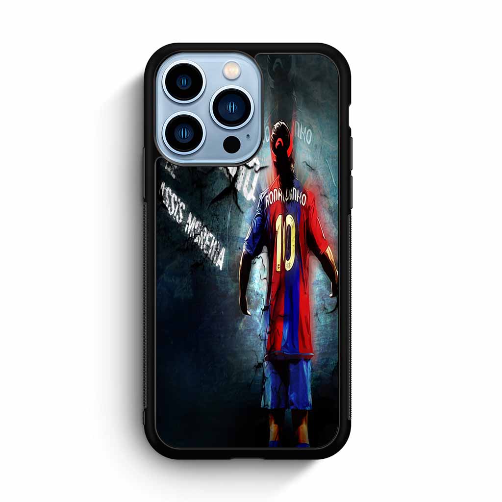 Ronaldinho Barcelona iPhone 13 | iPhone 13 Mini | iPhone 13 Pro | iPhone 13 Pro Max Case - Image 2