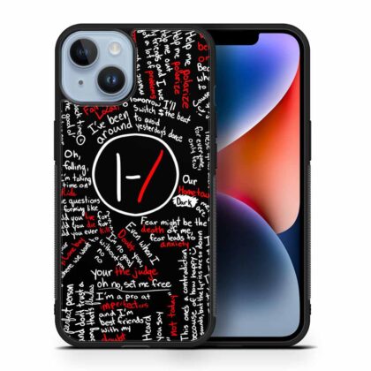 21 Pilots Poster Blurryface Lyric iPhone 14 | iPhone 14 Plus | iPhone 14 Pro | iPhone 14 Pro Max Case