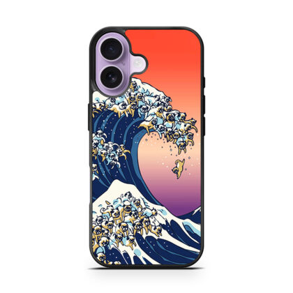 The Great Wave Of Pug iPhone 17 Series Case
